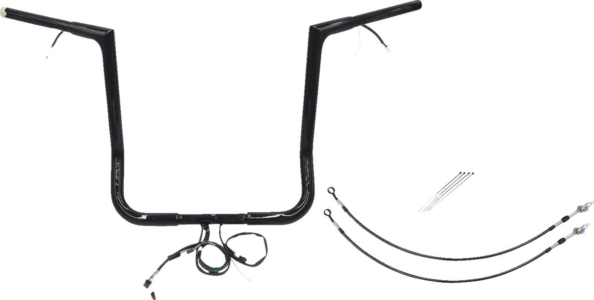 EZ Install Wired 1-1/4" Flat Top Handlebar Kit
