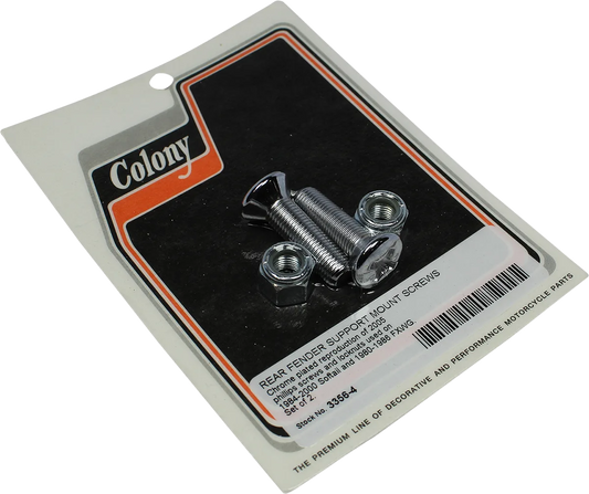 Rear Fender Support Mounting Screws/Nuts