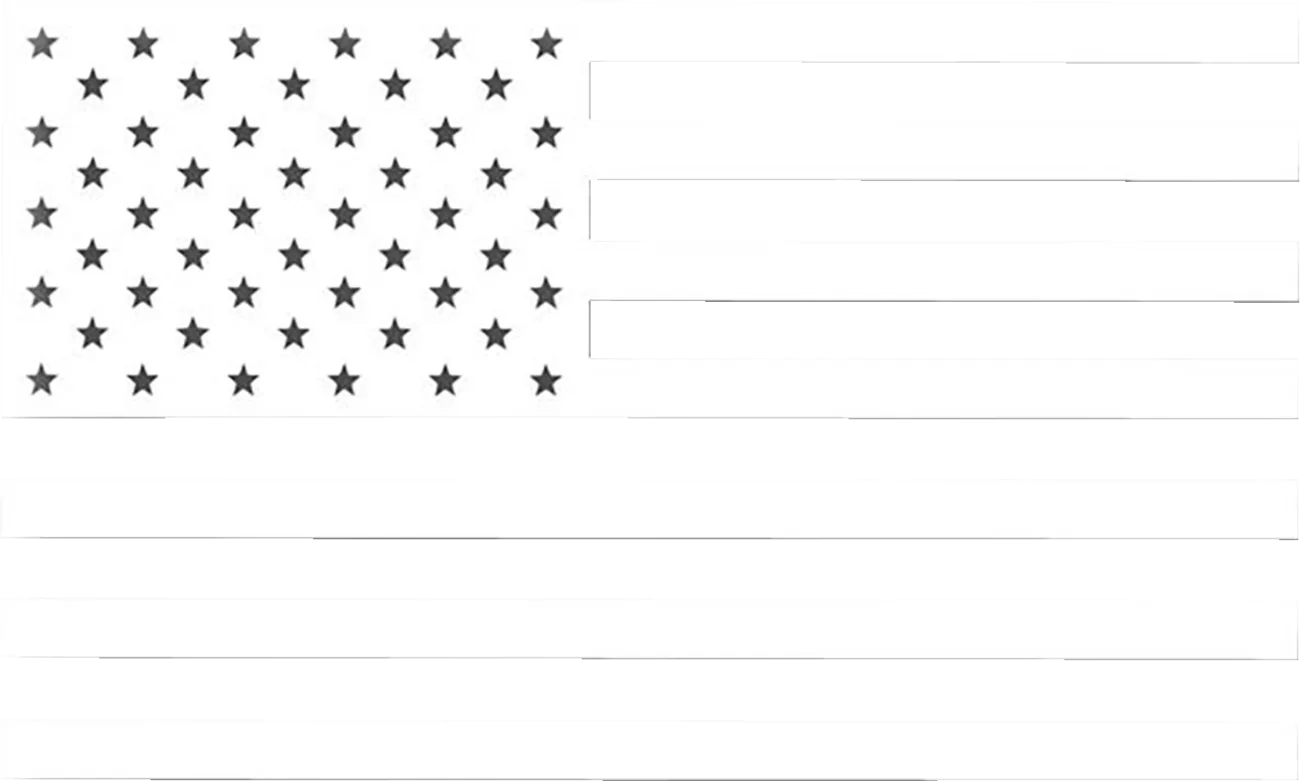 US Flag Die-Cut Sticker
