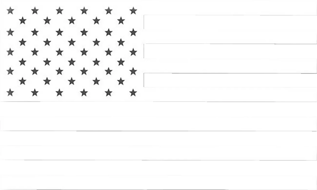 US Flag Die-Cut Sticker