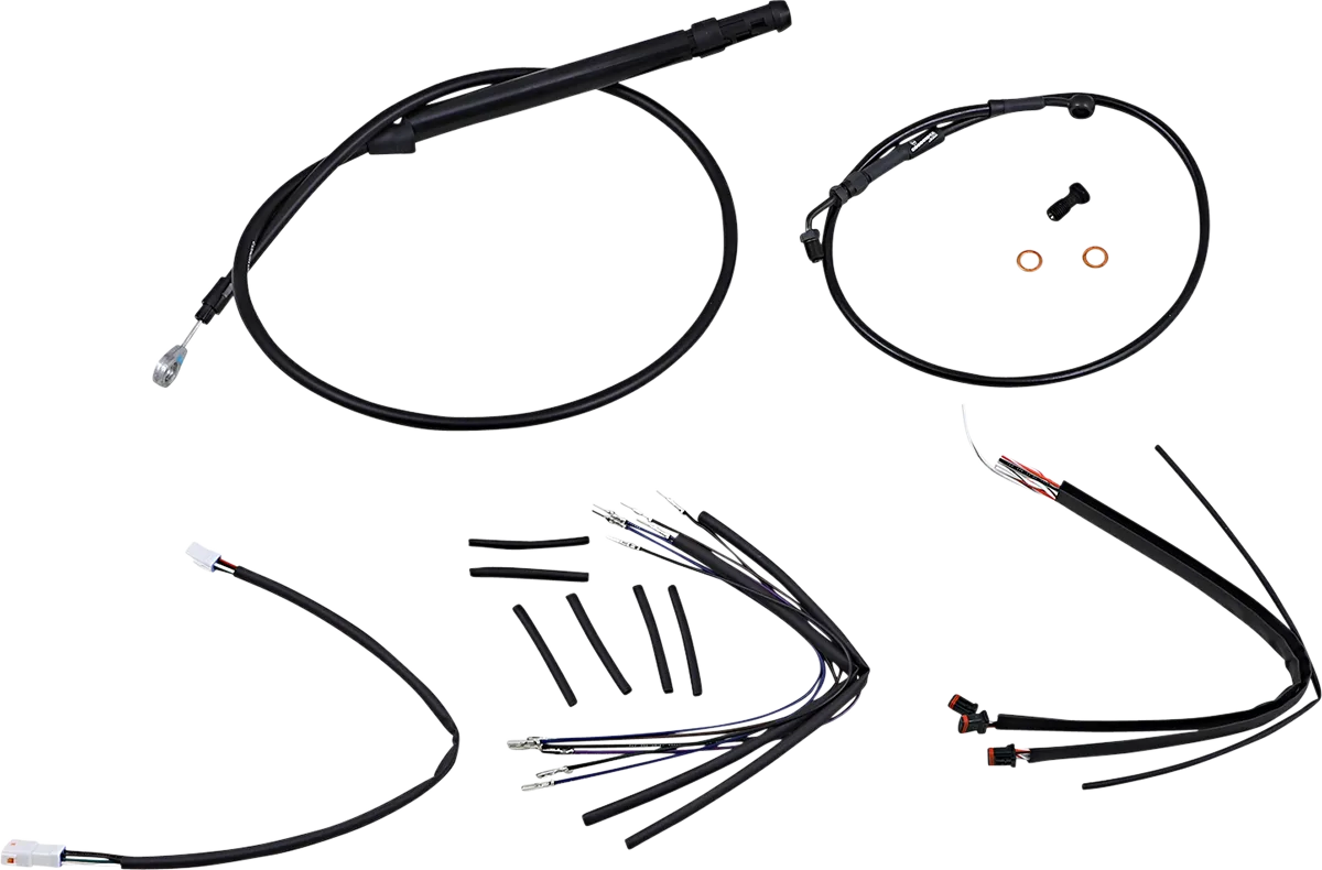 Handlebar Cable and Brake Line Kit for Burly Ape Handlebars