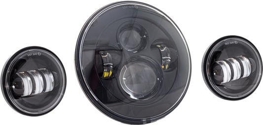 7" LED Headlight w/ Pass Lamps