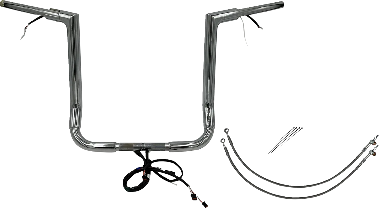 EZ Install Wired 1-1/2" Flat Top Handlebar Kit