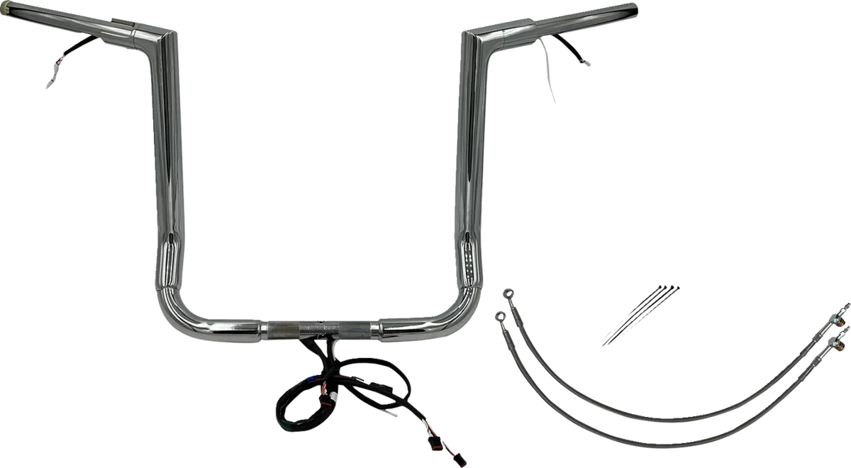 EZ Install Wired 1-1/2" Flat Top Handlebar Kit