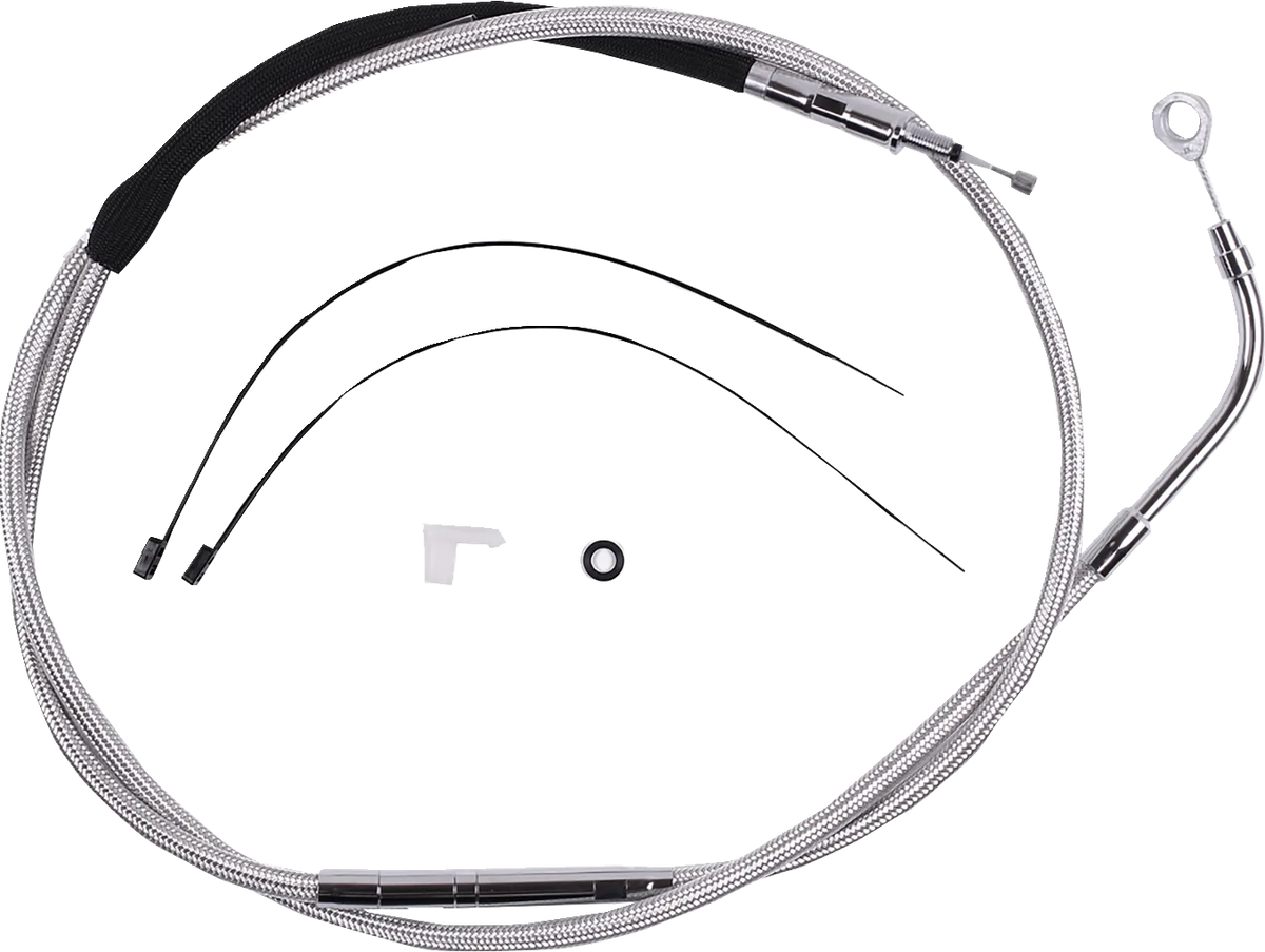 High-Efficiency Polished Stainless Clutch Cable