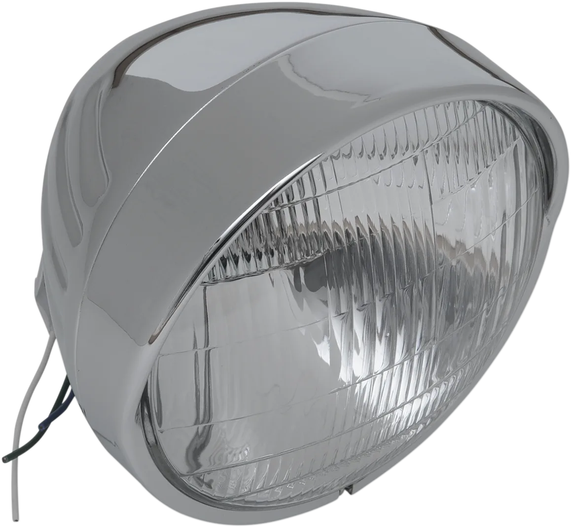 Chrome Custom Springer-Style Headlight Assemblies