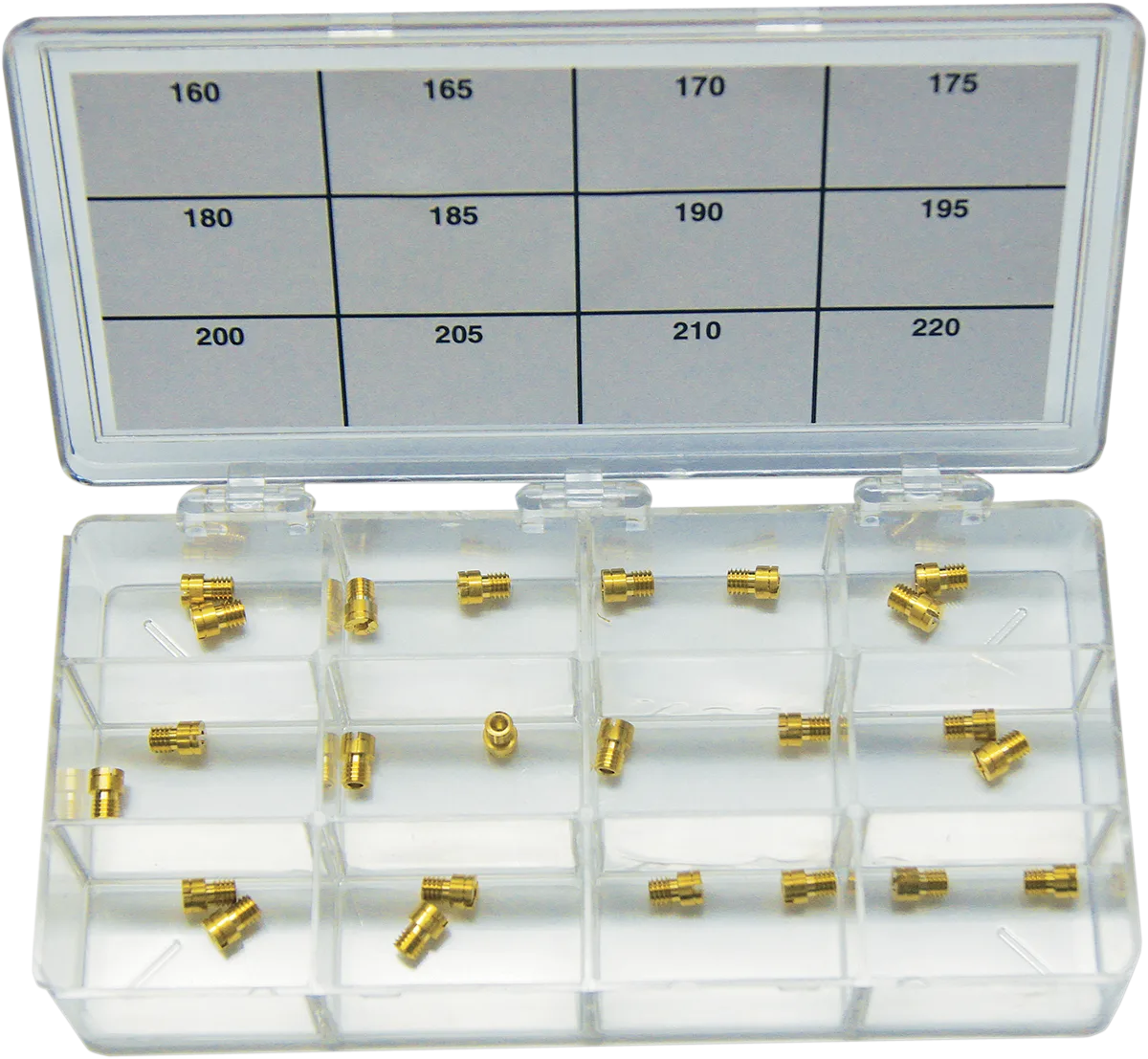 A-Bax Engineering Main Jets Assortment for Keihin CV Carburetor Kit