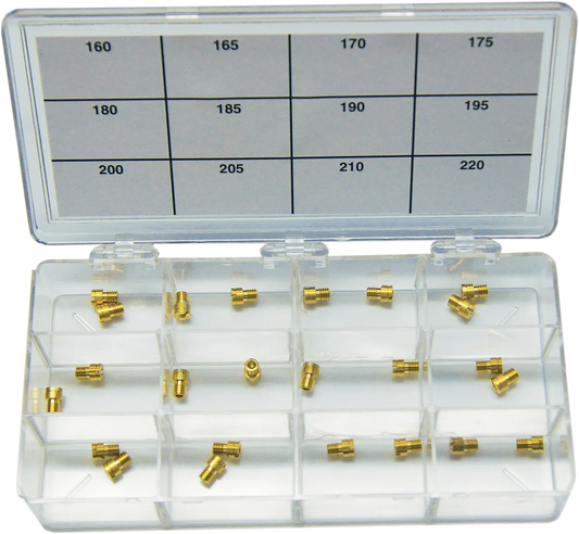 A-Bax Engineering Main Jets Assortment for Keihin CV Carburetor Kit