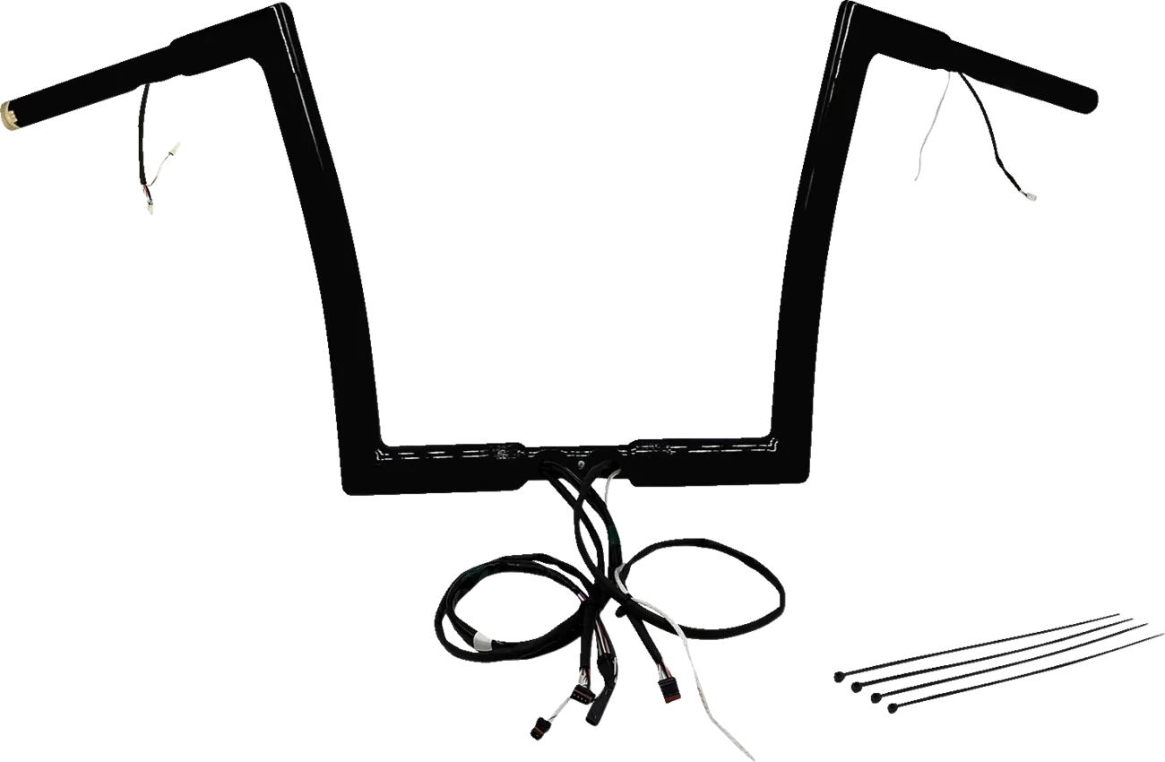 EZ Install Wired 1-1/4" Flat Top Handlebar Kit