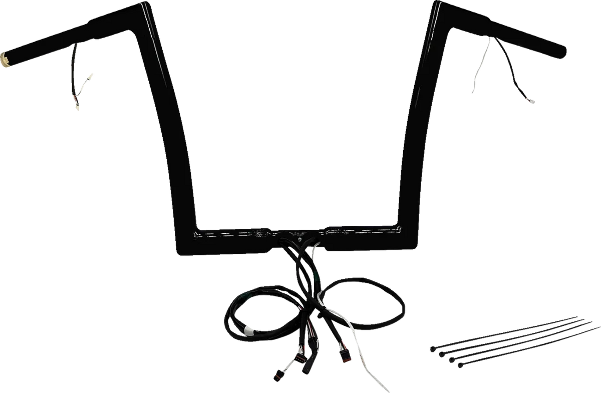 EZ Install Wired 1-1/4" Flat Top Handlebar Kit