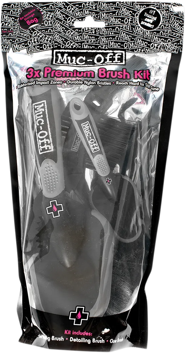 Premium 3-Piece Brush Kit