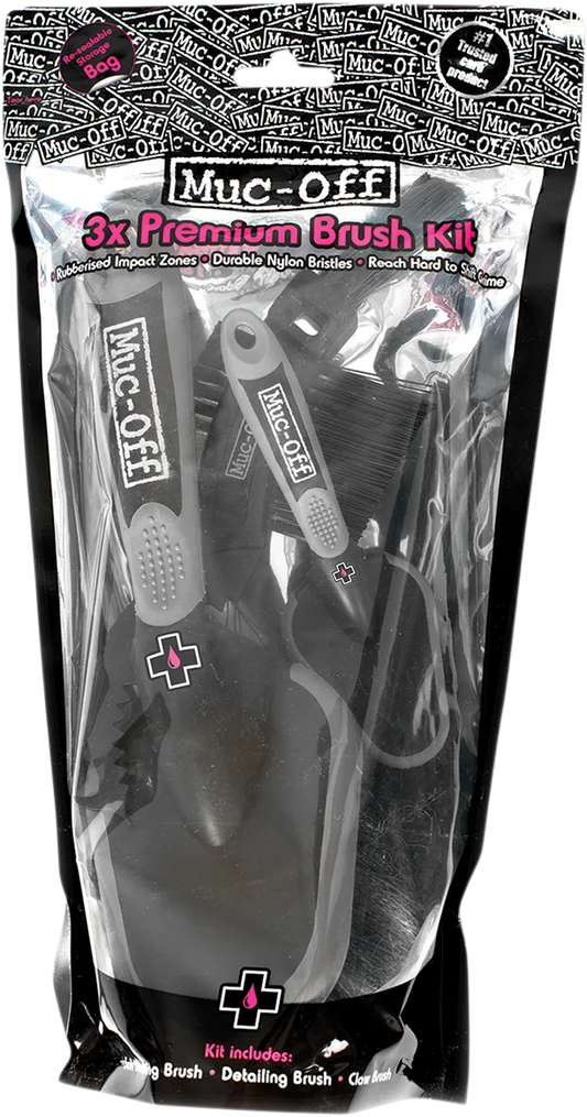Premium 3-Piece Brush Kit