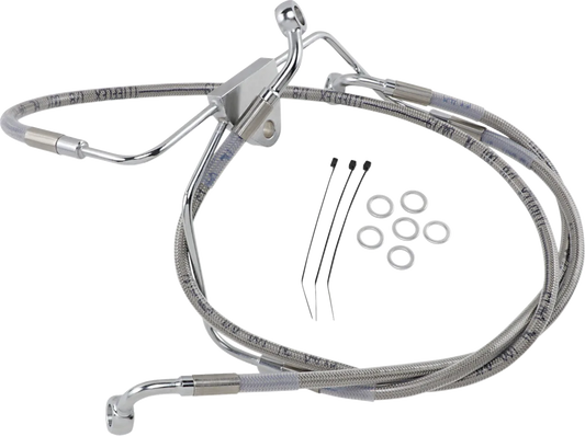 Extended Length Stainless Steel Brake Line Kit