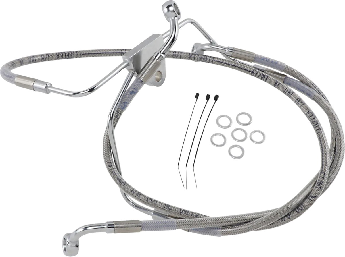 Extended Length Stainless Steel Brake Line Kit