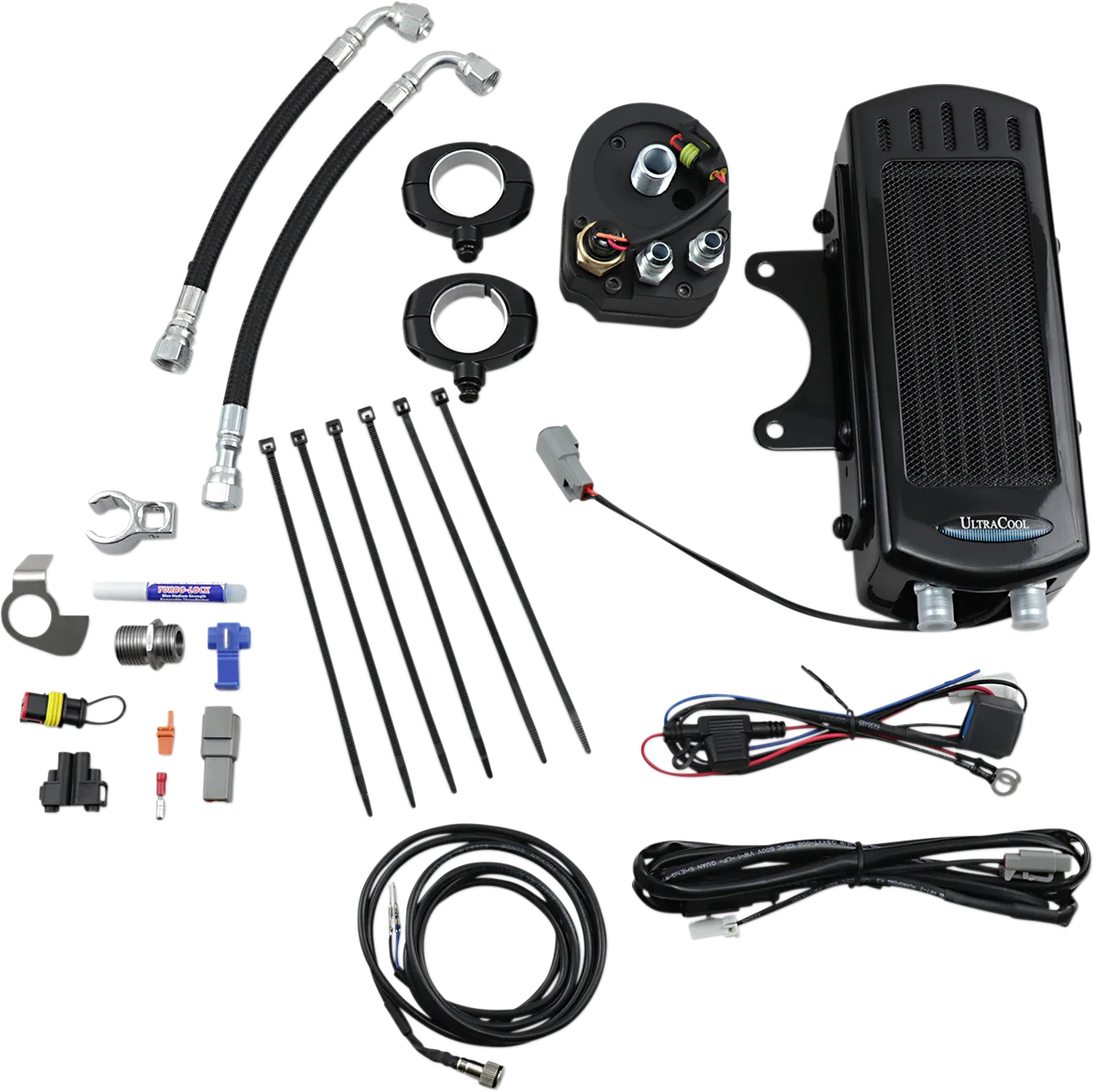 3.0 Side Mount Oil Cooler with Fan Kit for Dyna