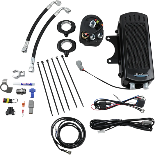 3.0 Side Mount Oil Cooler with Fan Kit for Dyna