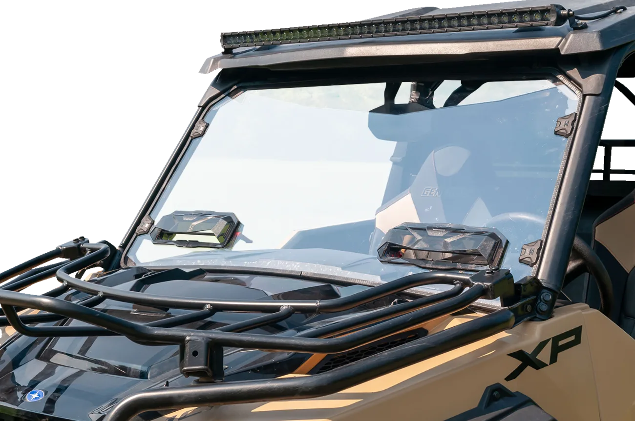 Tool-less Versa-Vent Windshield