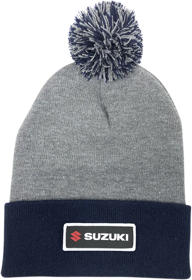 Beanie — Gray/Navy,