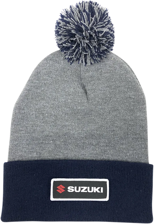 Beanie — Gray/Navy,