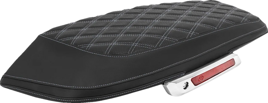 Lattice Stitched Saddlebag Lid Covers