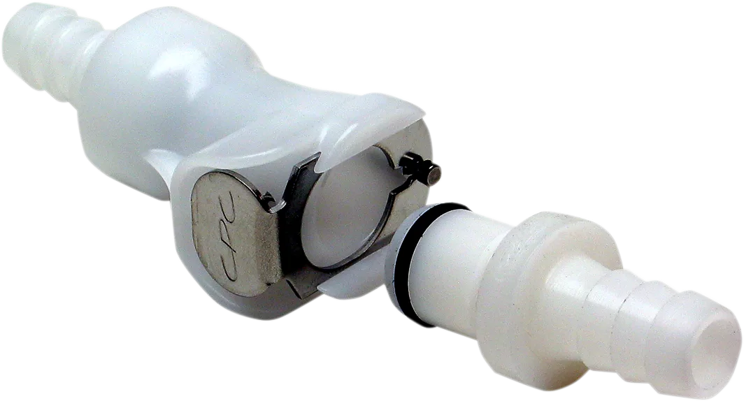 Straight-Through Fuel Line Quick-Disconnect Coupling
