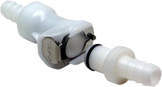 Straight-Through Fuel Line Quick-Disconnect Coupling