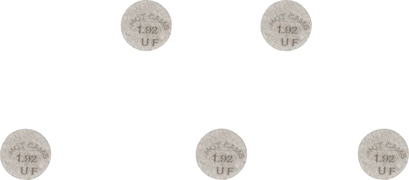 Replacement Valve Shims