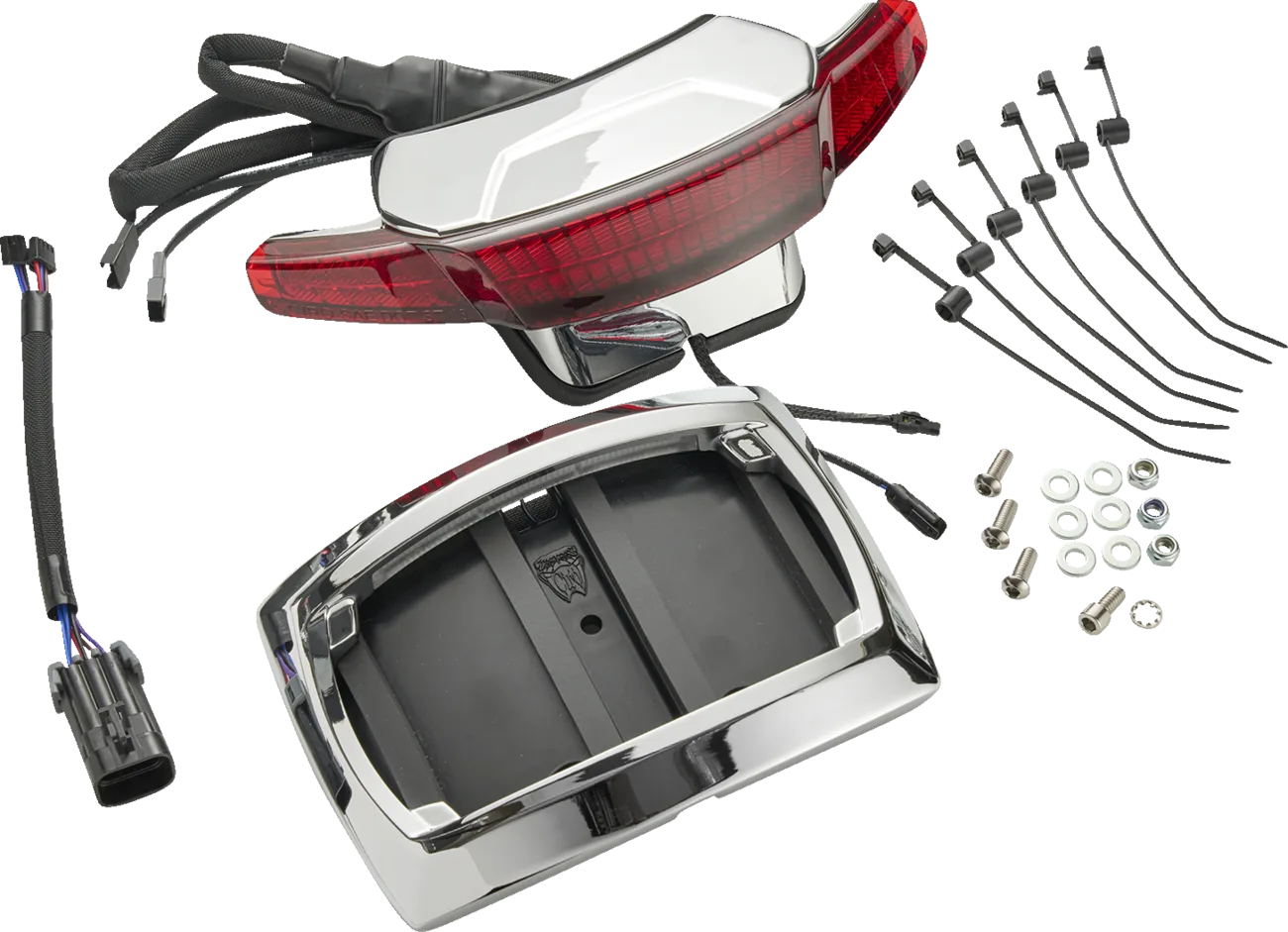 Latitude Taillight and License Plate Mount with Lightstrike®