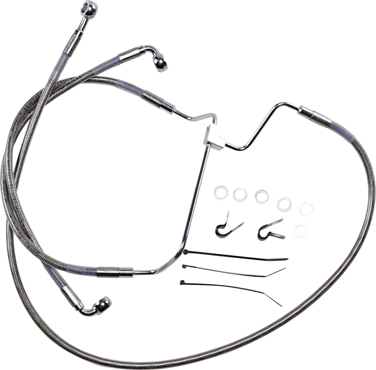 Extended Length Stainless Steel Brake Line Kit