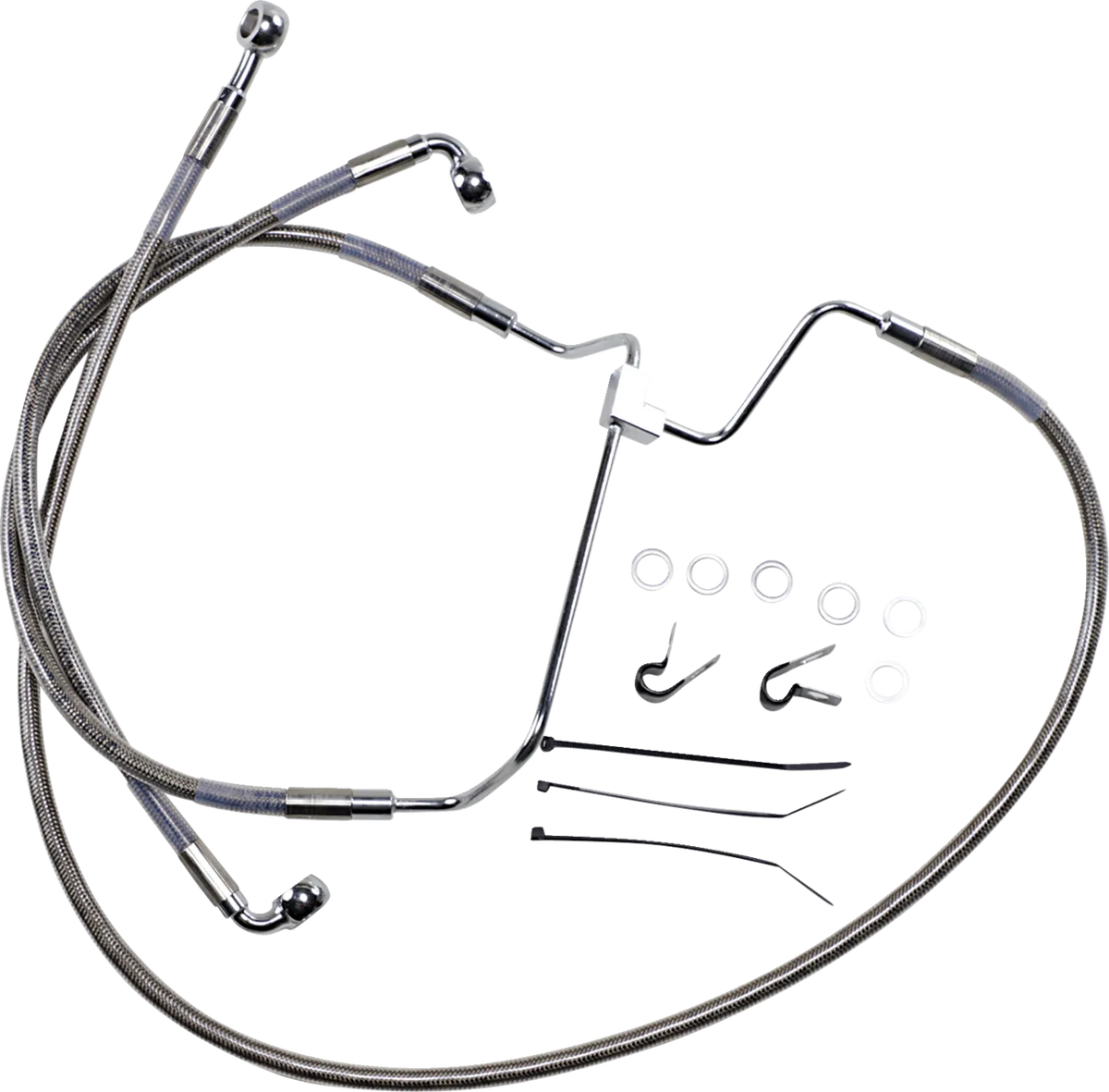 Extended Length Stainless Steel Brake Line Kit