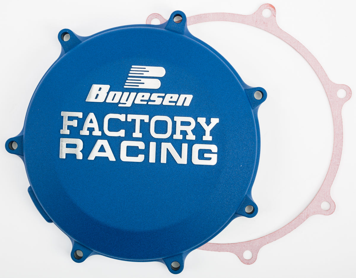 FACTORY RACING CLUTCH COVER KAWASAKI BLUE