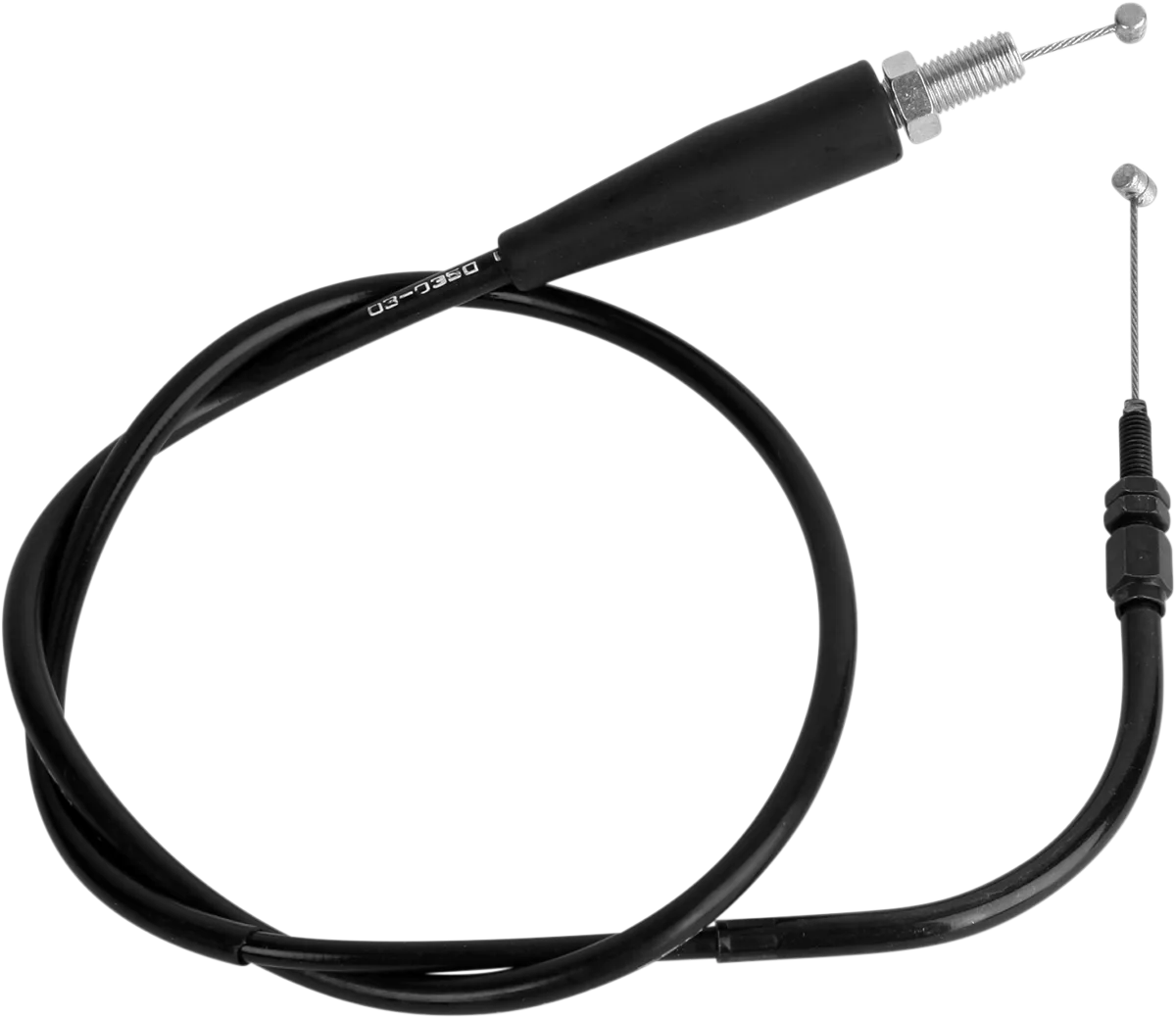 Black Vinyl Throttle Cable