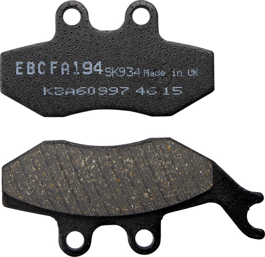 Organic Base "FA" Brake Pads