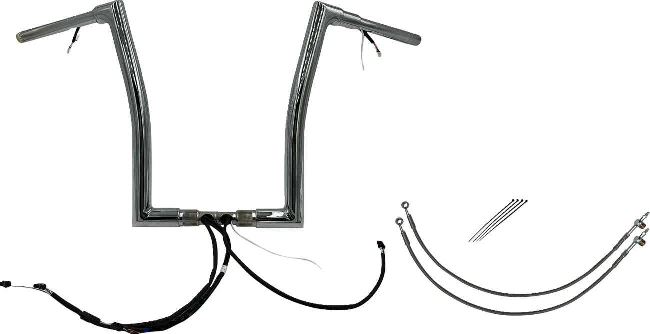 EZ Install Wired 1-1/2" Flat Top Handlebar Kit