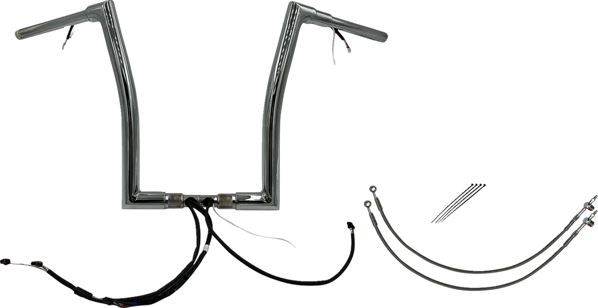 EZ Install Wired 1-1/2" Flat Top Handlebar Kit