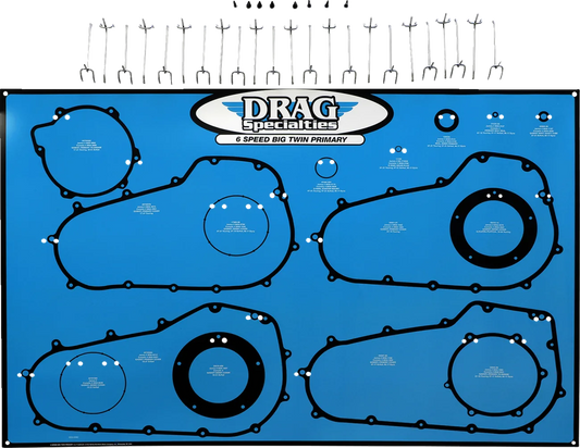6-Speed Big Twin Primaries Gasket, Seal, and O-Ring Display