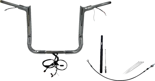 EZ Install Wired 1-1/2" Pointed Top Handlebar Kit