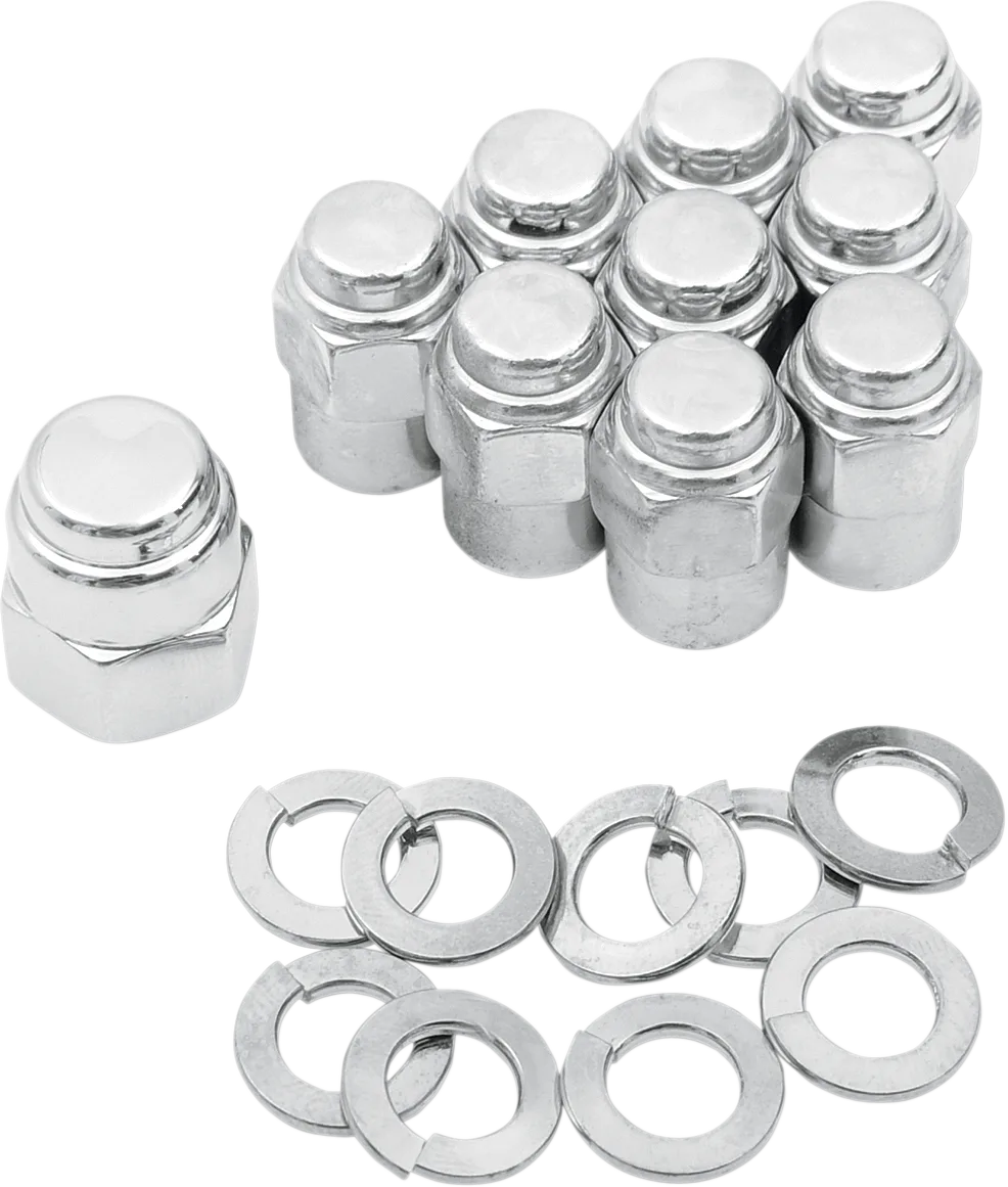 Chrome Cap Nut Kit