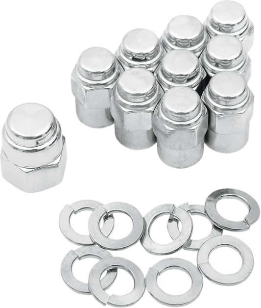 Chrome Cap Nut Kit