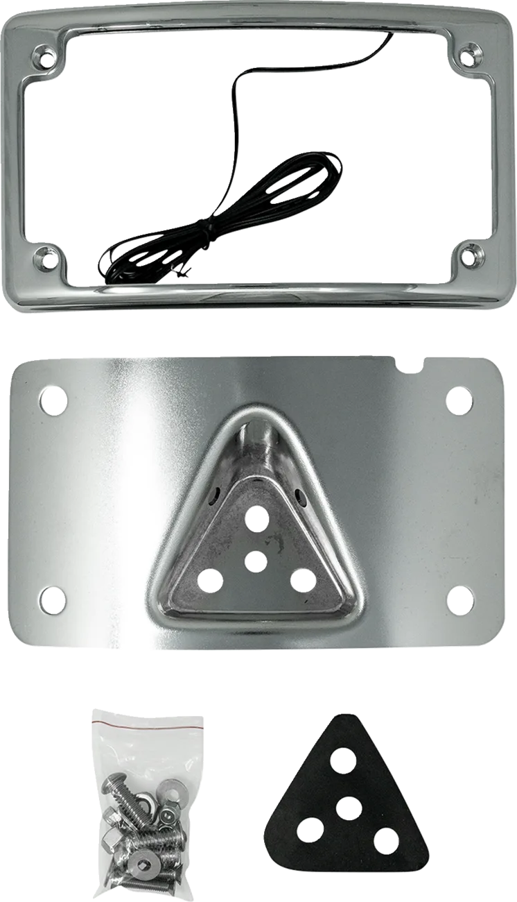 Curved Laydown License Plate Kit