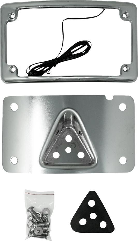 Curved Laydown License Plate Kit