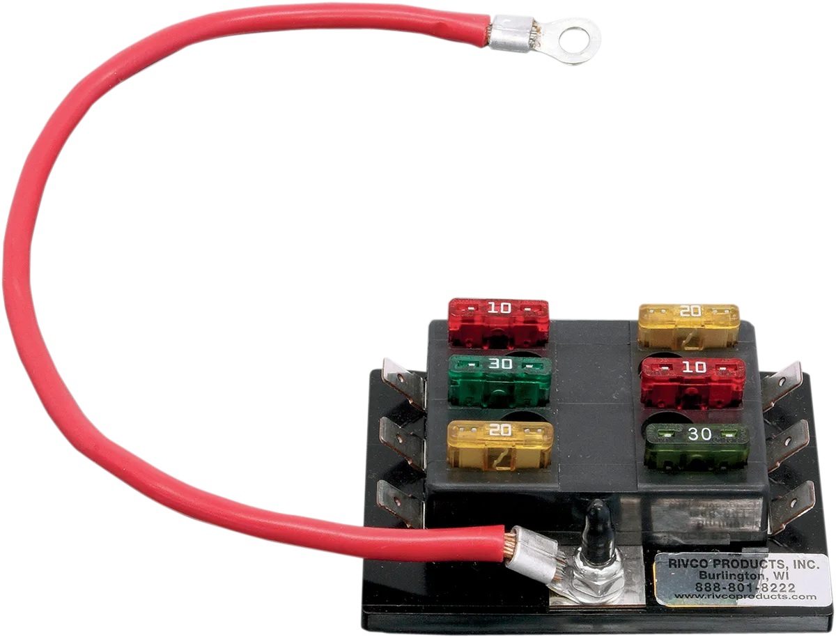 6-Circuit Fuse Terminal Block