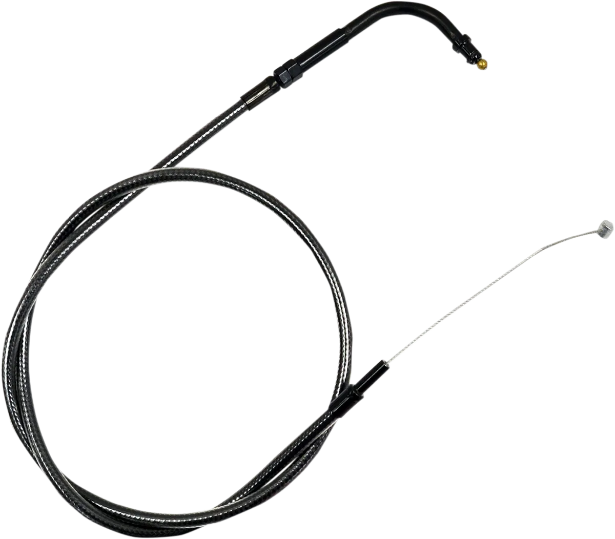 Midnight Braided Handlebar Throttle Cable