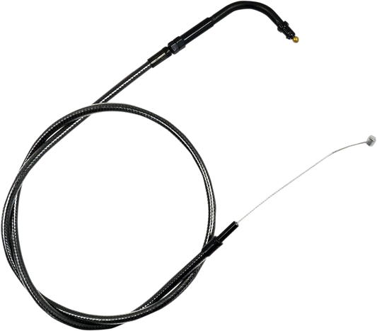 Midnight Braided Handlebar Throttle Cable