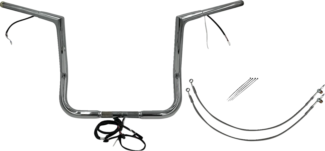 EZ Install Wired 1-1/4" Flat Top Handlebar Kit