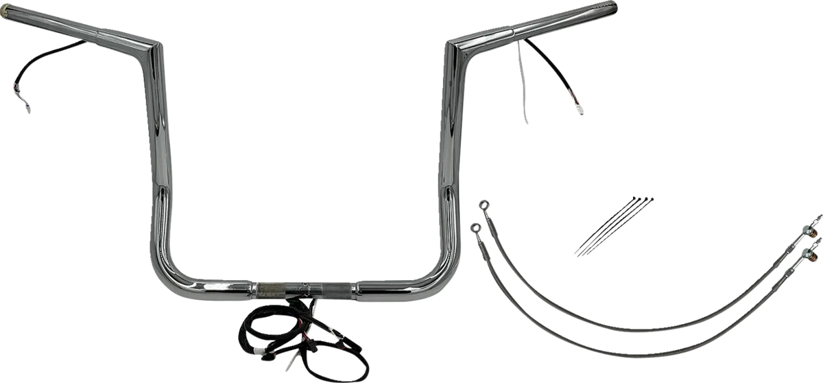 EZ Install Wired 1-1/4" Flat Top Handlebar Kit