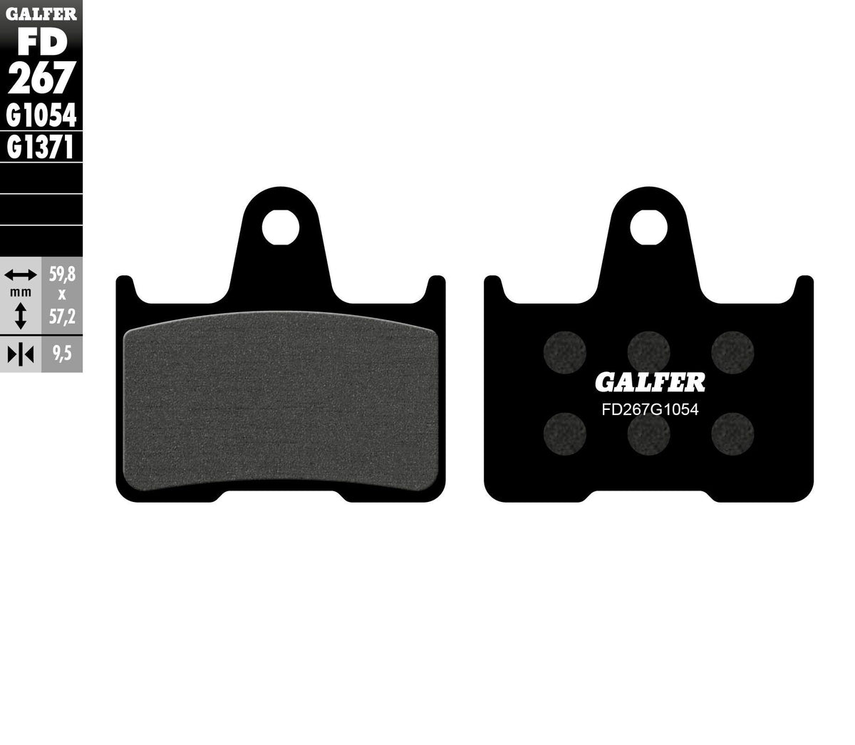 G-Semi-Metallic Brake Pads