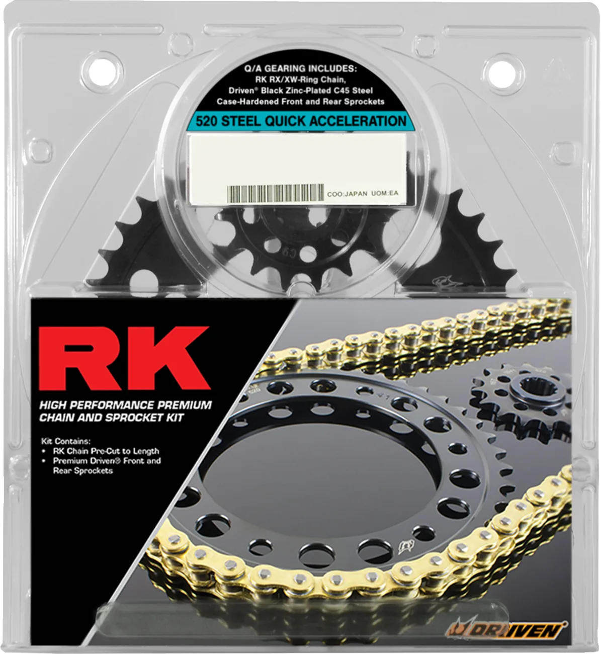 Quick Acceleration Chain and Sprocket Kit