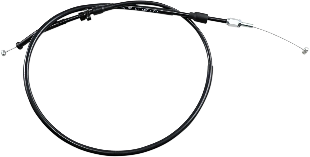 Black Vinyl Throttle Cable