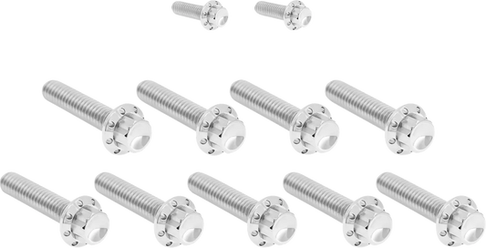 Cam Cover/Point Cover Titanium 12-Point Bolt Kit